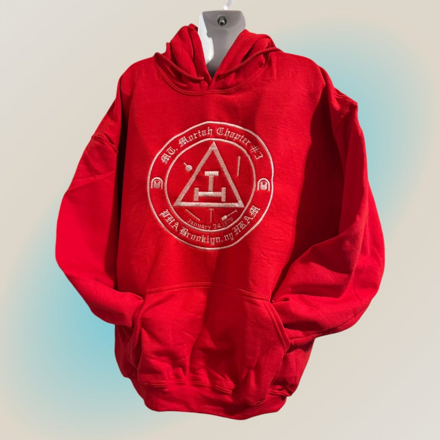 Embroidered Mt. Moriah #3 hoodie