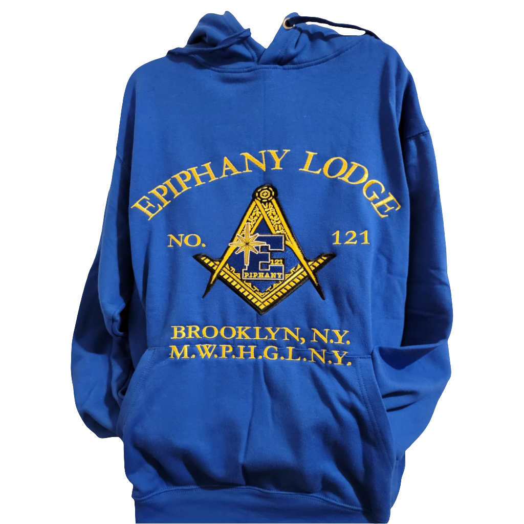 Epiphany lodge 121 hoodie with back design