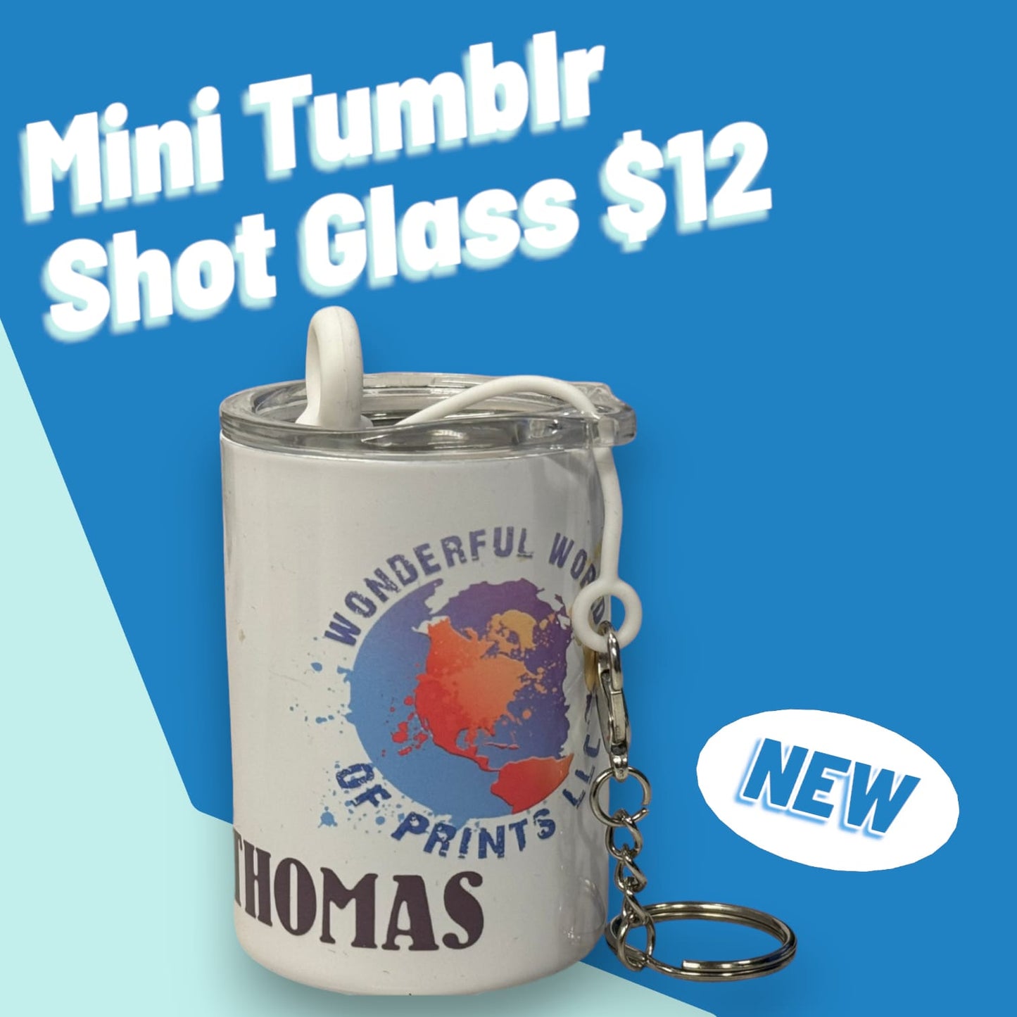 3oz SUBLIMATION TUMBLER SHOTGLASS