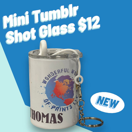 3oz SUBLIMATION TUMBLER SHOTGLASS