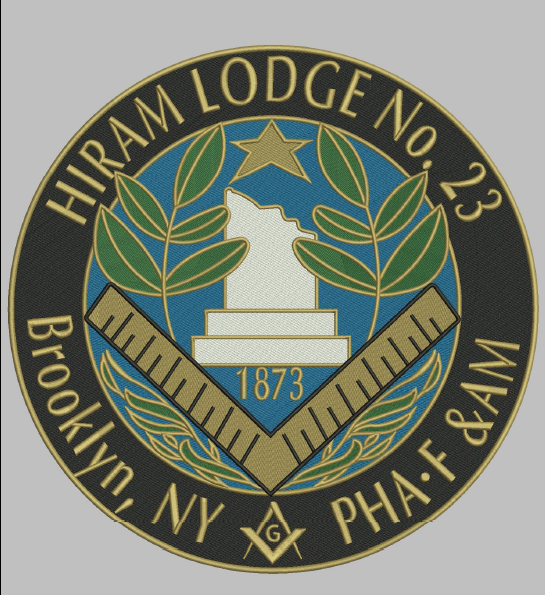 Hiram Lodge #23 PH F&AM NY 2ND DESIGN