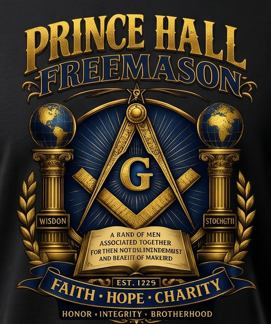 Prince Hall Mason T-shirt 1
